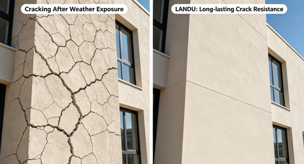 LANDU RDP solutions improve flexibility, crack resistance
