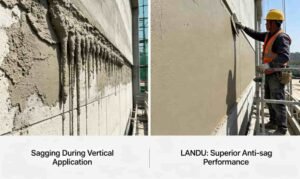 EIFS mortars easier to apply on vertical facade surfaces