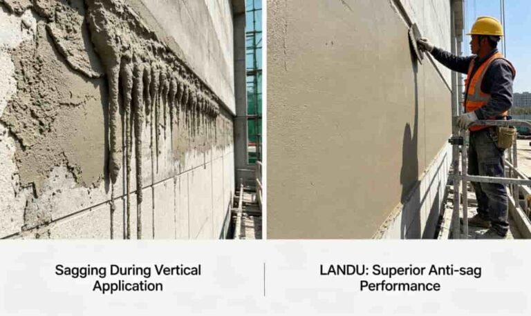 EIFS mortars easier to apply on vertical facade surfaces