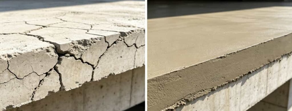 Shrinkage Cracks After Curing | LANDU