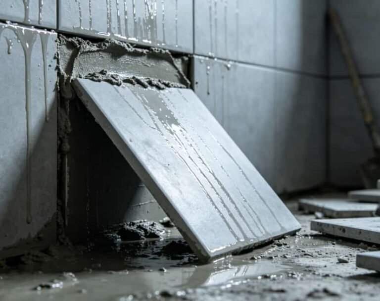Why Tile Adhesive Slips on Walls | LANDU